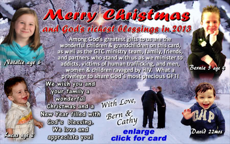 Christmas Card back
