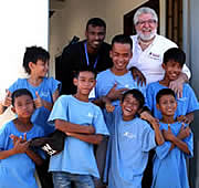 Bernie with teen challenge Cambodia boys