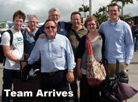 TEAM ARRIVES 